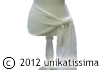 unikatissima's lace poinsettia - scarf