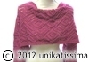 unikatissima's lace poinsettia - scarf